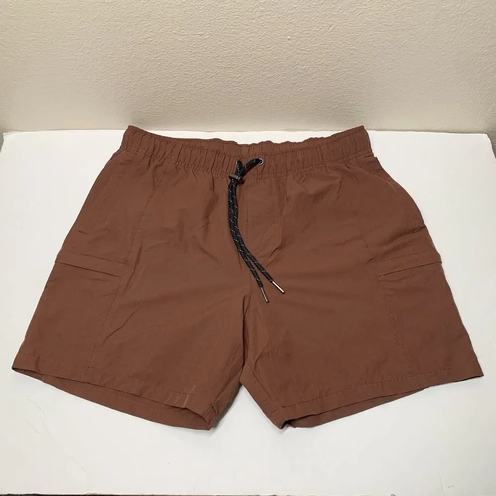 Cotton On Brown Shorts Men's Small Polyamide Stretch Cargo Pockets